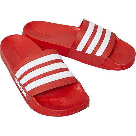 adidas slippers heren rood|Adidas heren slips.